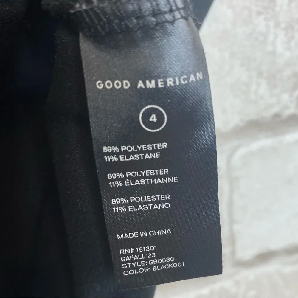 Good American Black Bodysuit Size 4 - Picture 9 of 12